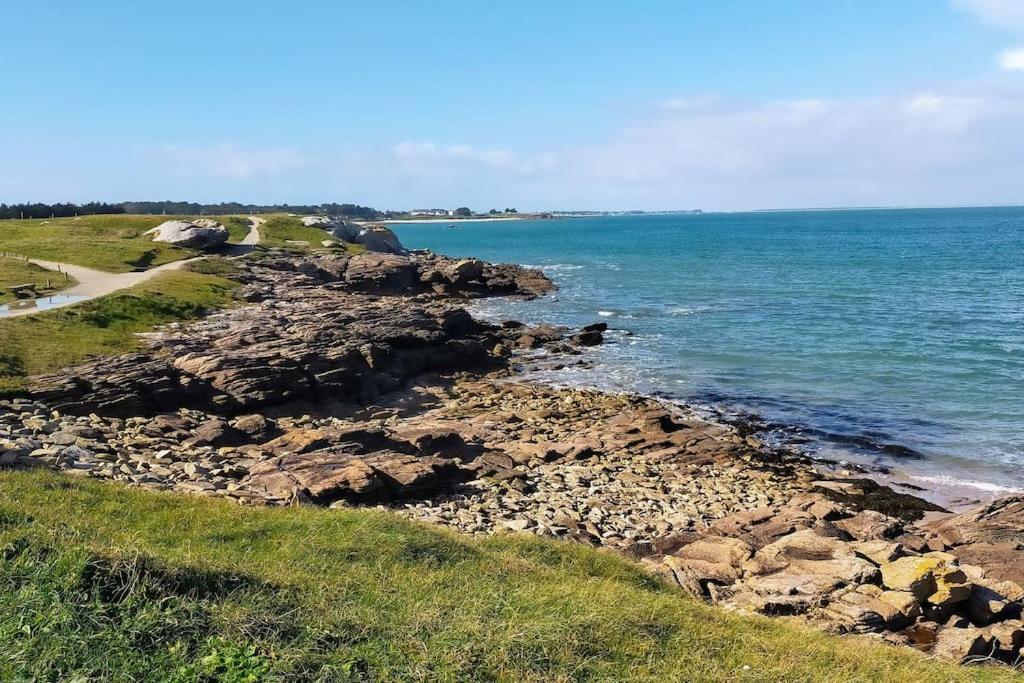 T2 Neuf Au Pied De La Plage Saint-Pierre-Quiberon Exteriér fotografie